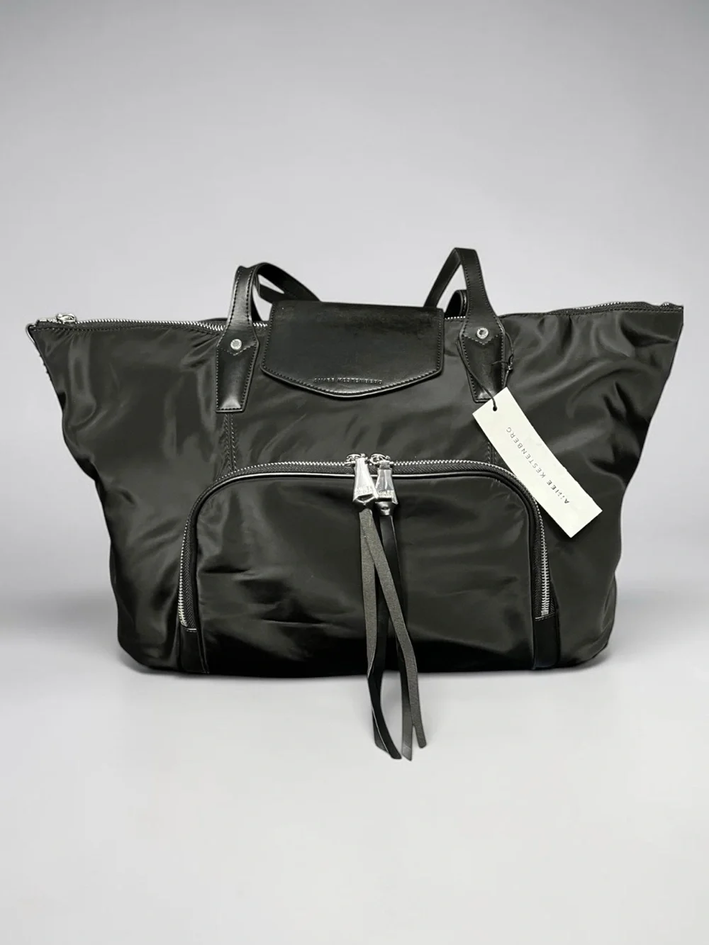 🌻NEW w/tag Aimee Kestenberg Florence Large Black Tote Bag Shoulder Handbag